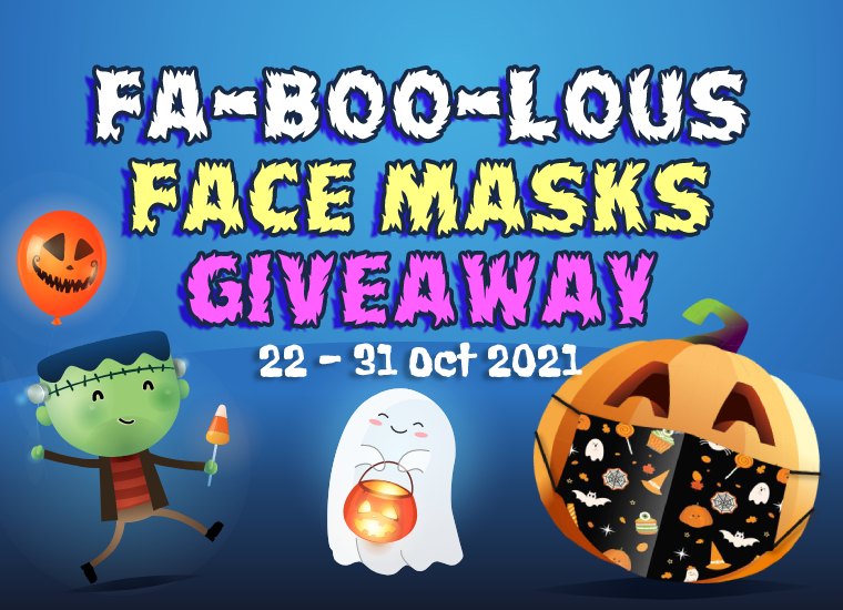 Hougang Mall's Fa-BOO-lous Face Masks Giveaway